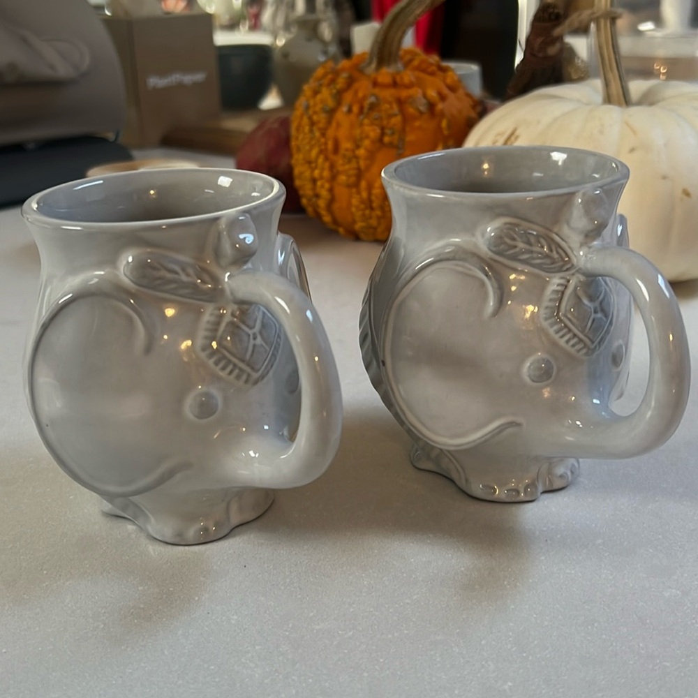 Jonathan Adler Elephant Mugs